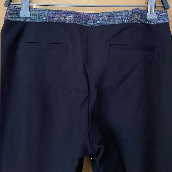 Rebecca Minkoff Shimmer Pants with Zippers and Stretch Back - Picture 6 of 7